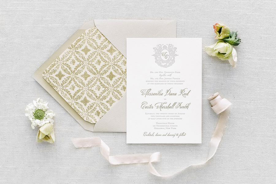 Capulet Letterpress Wedding Invitation | Aerialist Press